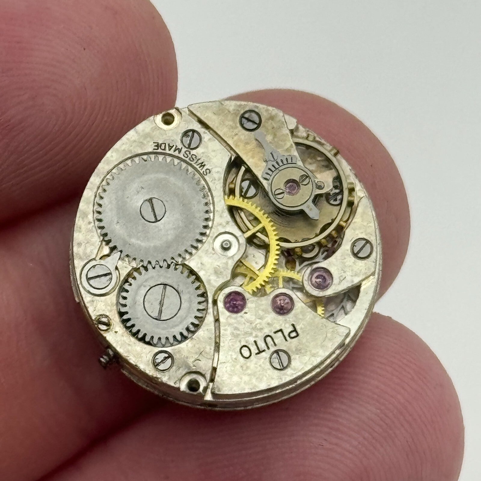 19.7mm Ladies Pluto High Grade Manual Wind Swiss Watch Movement Vintage PARTS