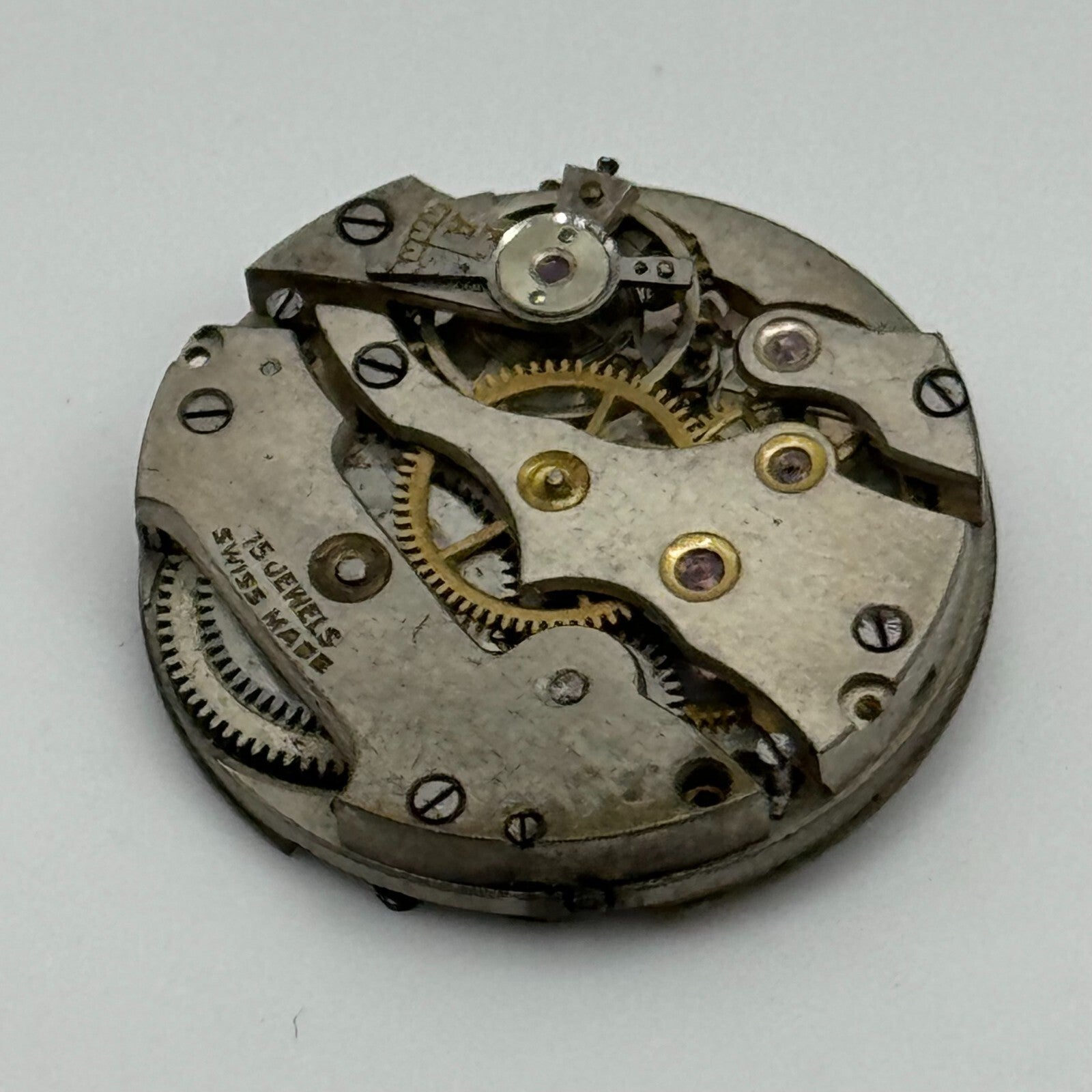 23.6mm High Grade MST Balance Ok Swiss Manual Wind 15 Jewel Watch Movement PARTS