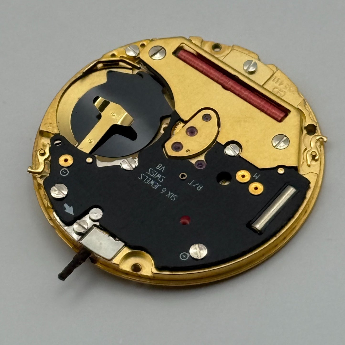 ETA 255.411 Quartz Watch Movement 6 Jewels Swiss Vintage Parts Repair 23.9mm