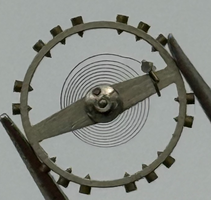 AS 984 Balance Wheel Complete And Spring 10 1/2''' 30 M Watch Movement Parts NOS