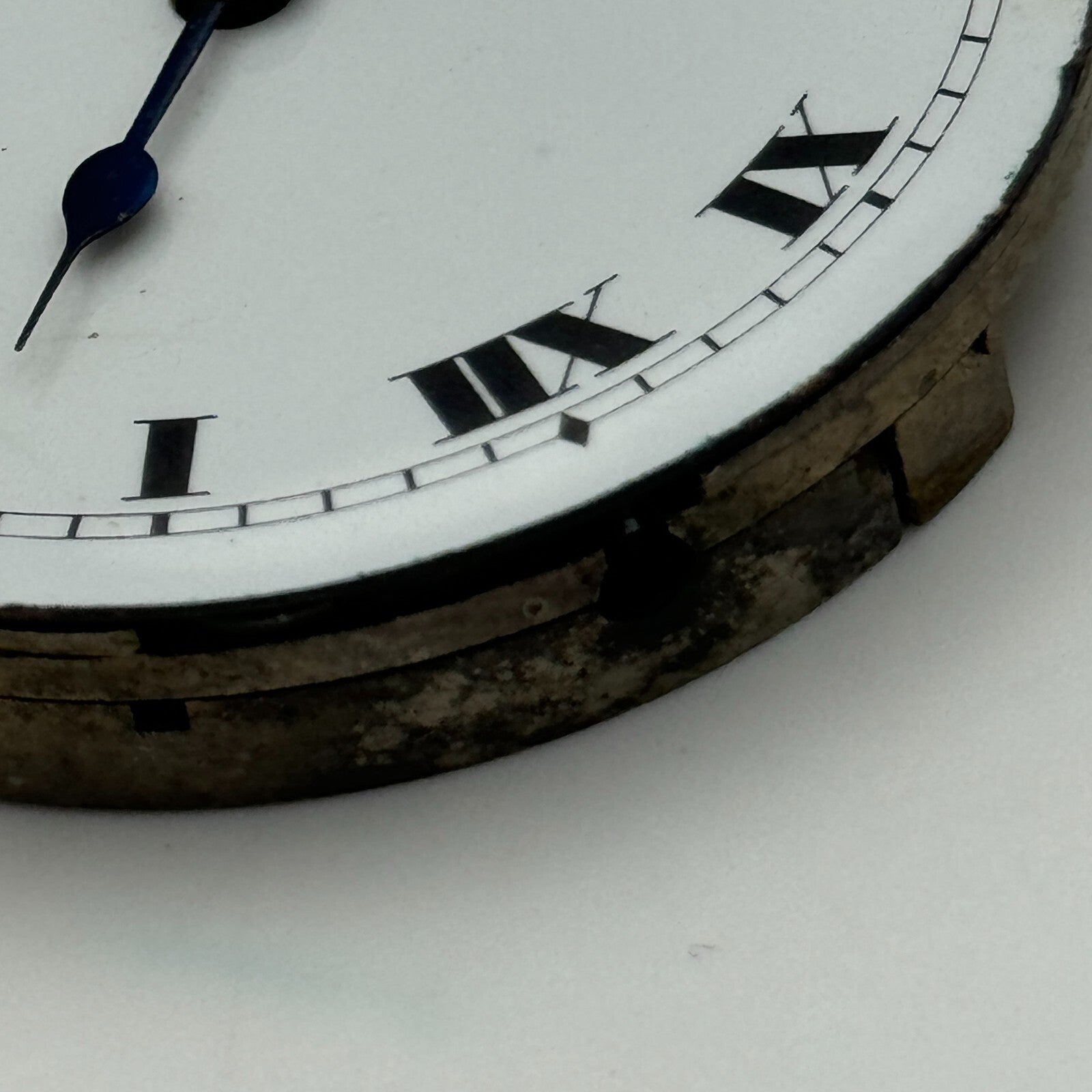 43.3mm Unidentified Open Face Swiss Balance Ok Pocket Watch Movement PARTS