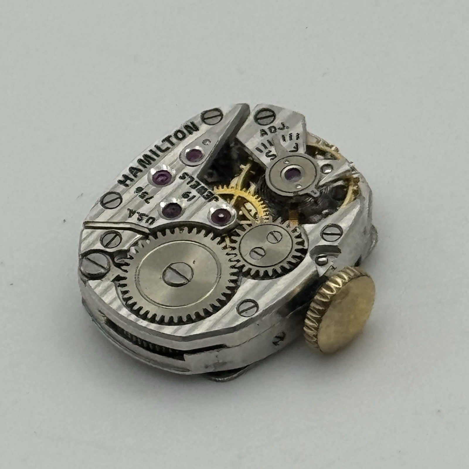 12.9mm Ladies Running Hamilton 756 Manual Wind 17 Jewels Watch Movement PARTS