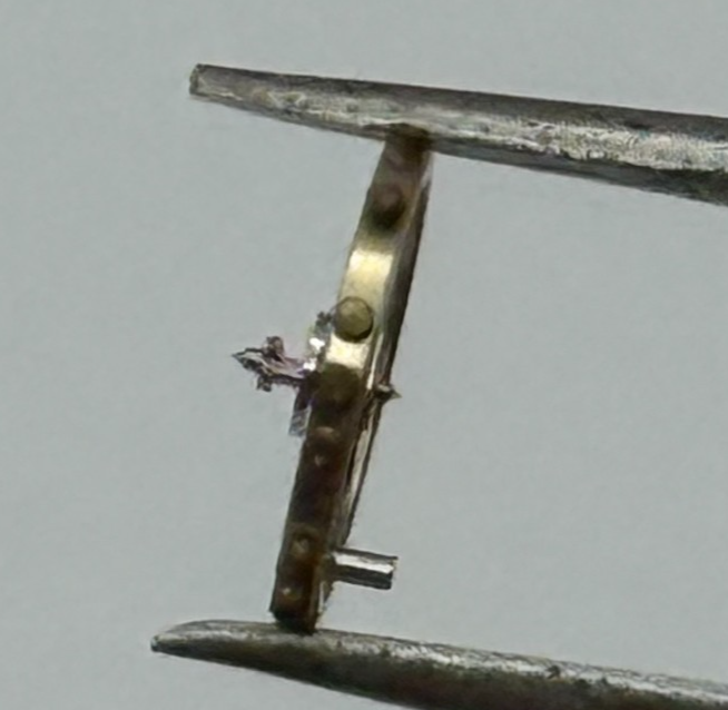 ETA 2410 Balance Wheel Complete And Spring 6¾’’’ 1059 M Watch Movement Parts 