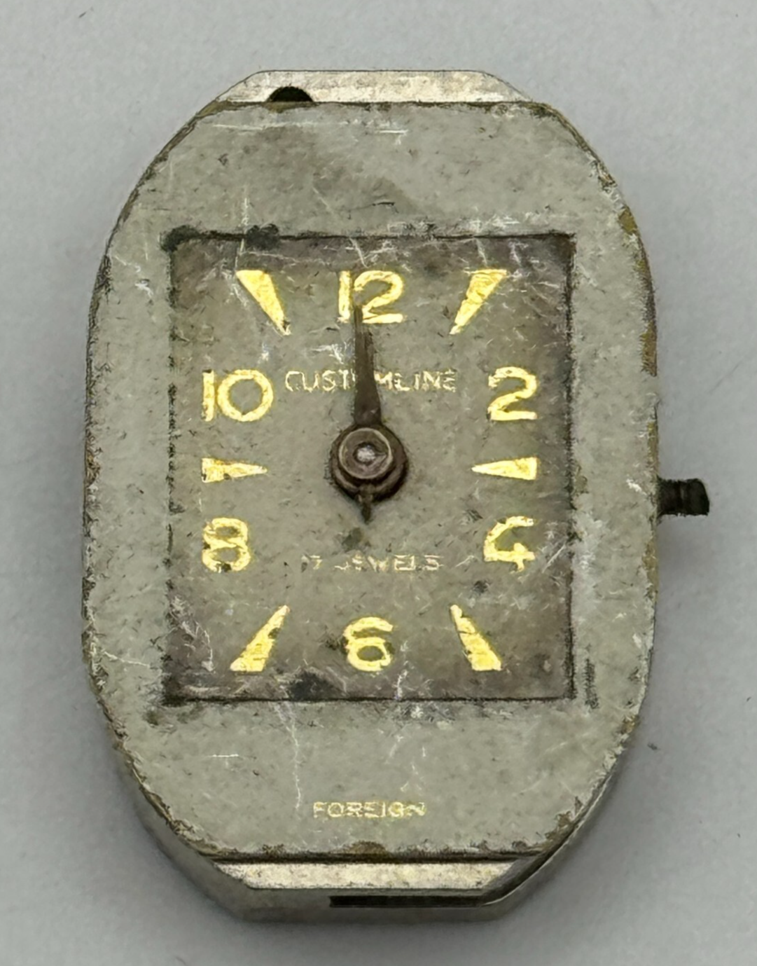 12.9mm Ladies Customline Lorsa 514A French Manual Wind Watch Movement PARTS