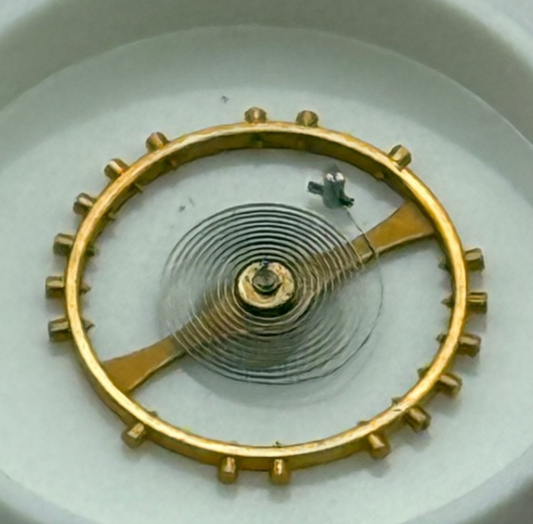 Peseux 320 330 Balance Wheel Complete And Spring 454 M Watch Movement Parts NOS