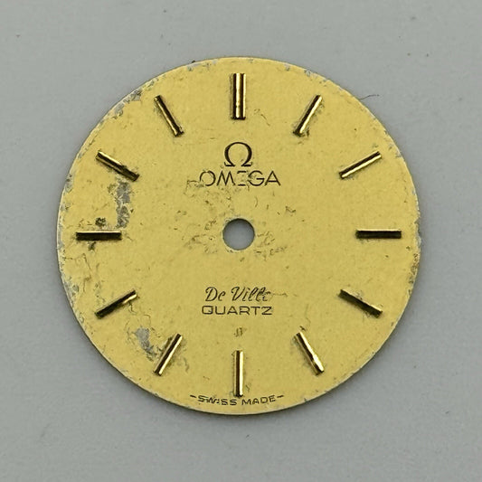 17.9mm Circular Omega De Ville Quartz Ladies Wristwatch Dial Spares Parts Swiss