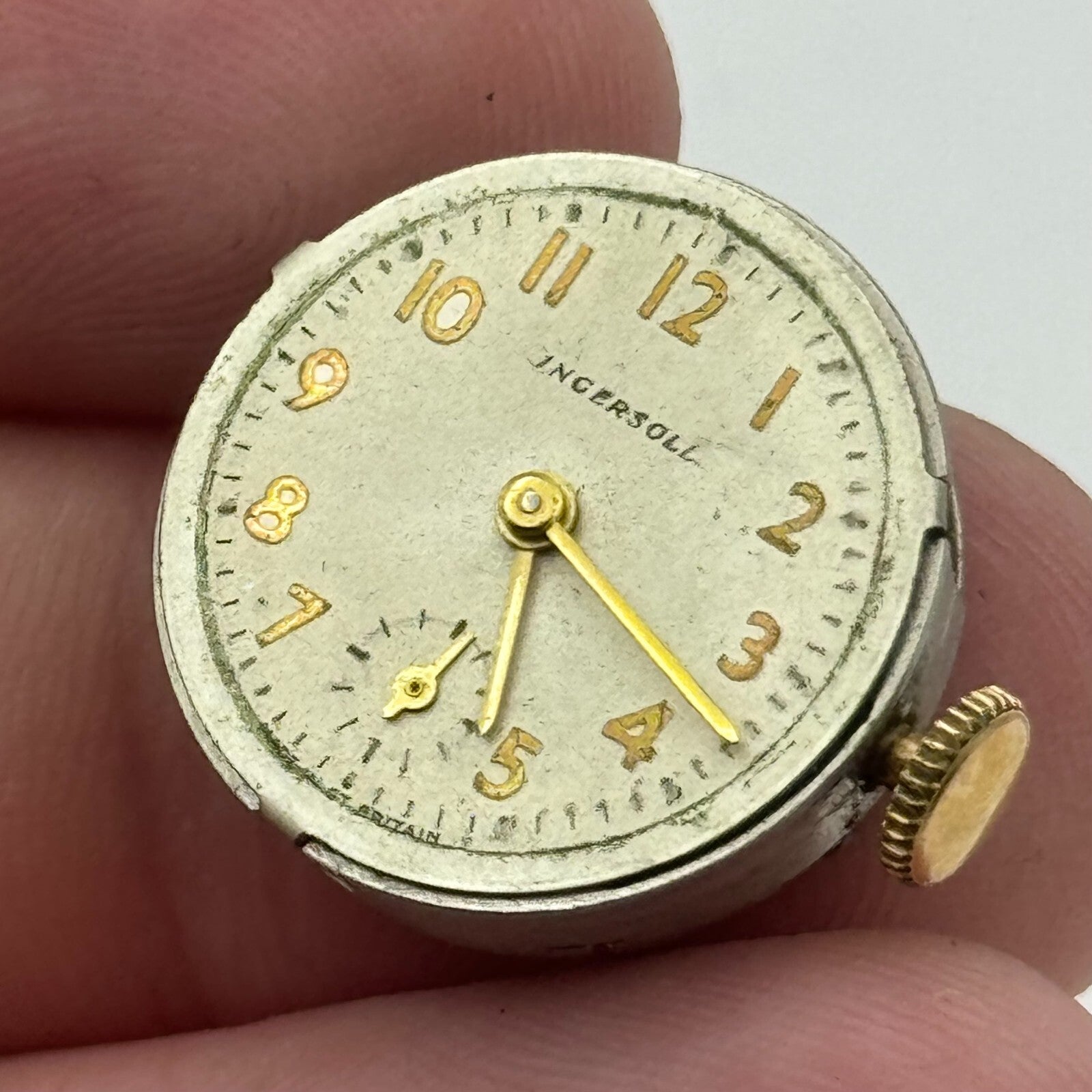 19.6mm Ingersoll Ladies Cal 201 Manual Wind Watch Movement Vintage PARTS SPARES