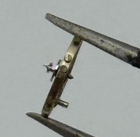 FEF 370 371 Balance Wheel Complete And Spring  176 Watch Movement Parts NOS