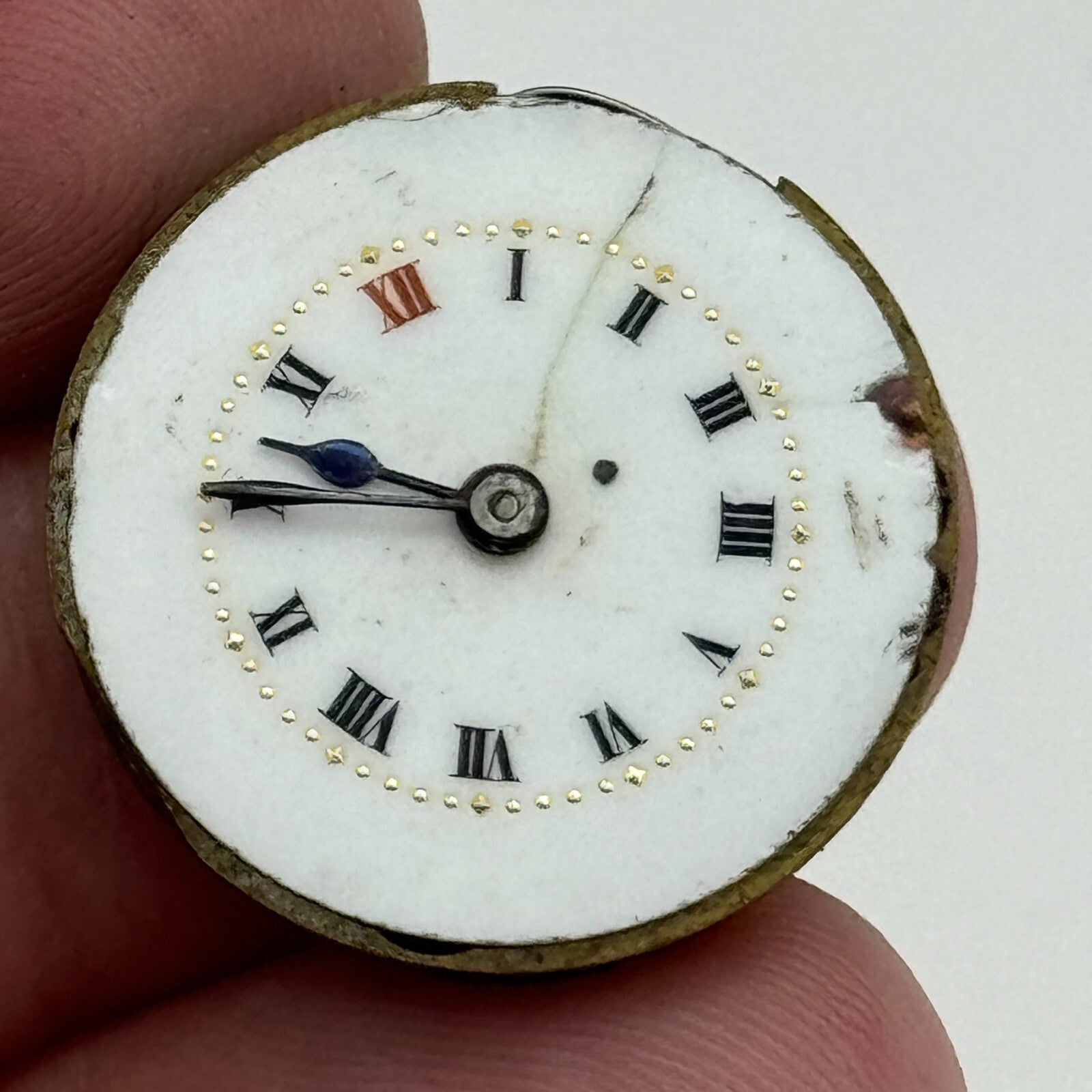 22.6mm Stauffer S S & Co Manual Wind Trench Watch Movement Swiss Vintage PARTS