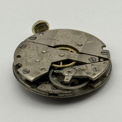 Amida 542 Watch Movement Manual Wind Vintage Swiss 4 Jewels Parts Repair 27mm