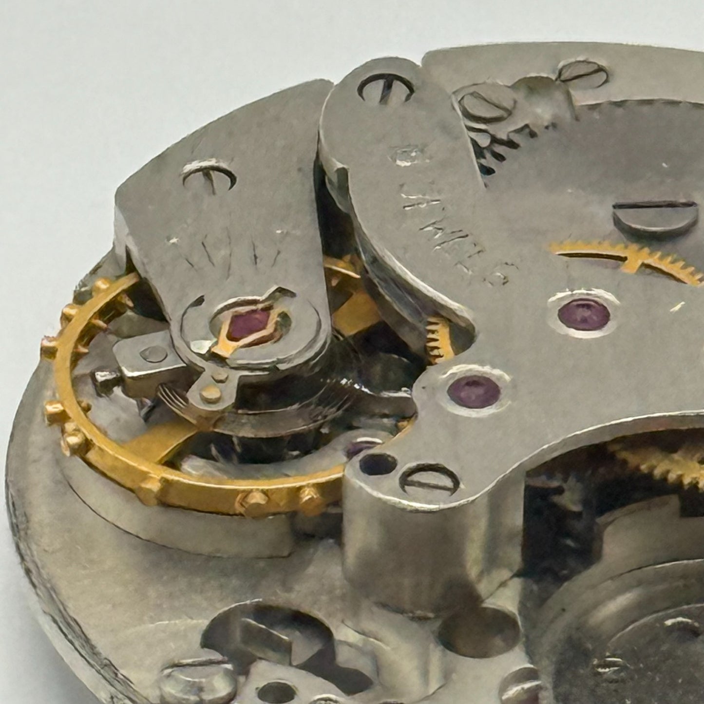 Soviet Poljot ? Alarm Watch Movement Manual Wind Vintage 18 Jewels Parts 26.6mm