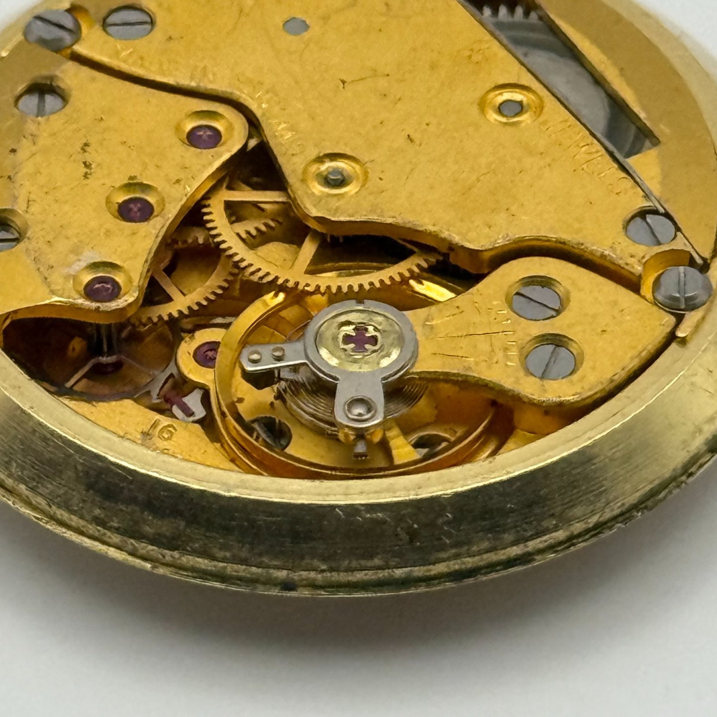 Smiths Astral National 15 60461E Watch Movement Manual Wind Vintage Parts 31.9mm