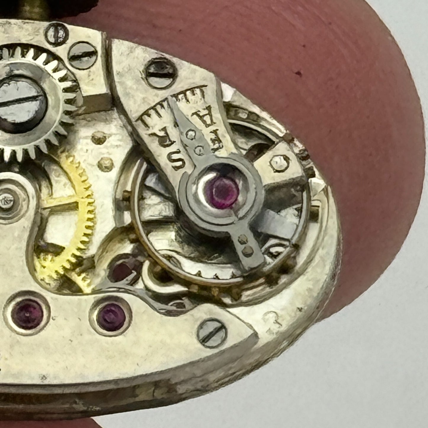 14.7mm ETA Oval 15 Jewels Swiss Manual Wind Watch Movement Vintage PARTS SPARES