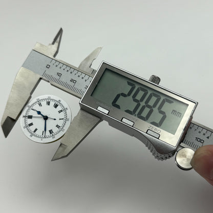 29.8mm Rare Antique Stauffer S S & Co Centre Seconds Trench Watch Movement PARTS