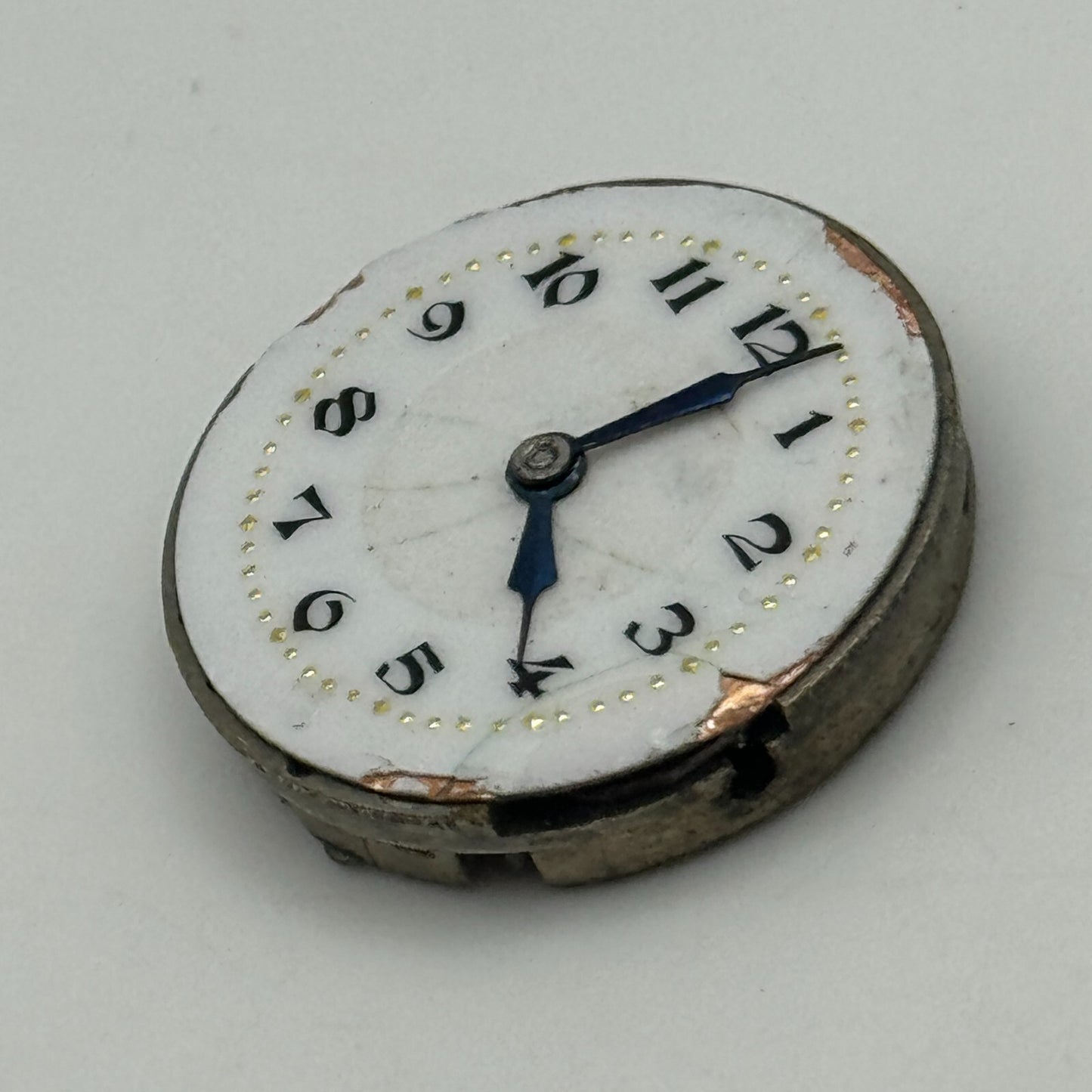 23.6mm Sapho Watch Co 15 Jewels Trench Watch Movement  Manual Wind PARTS SPARES