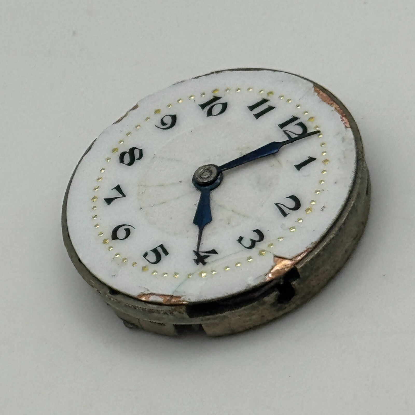 23.6mm Sapho Watch Co 15 Jewels Trench Watch Movement  Manual Wind PARTS SPARES