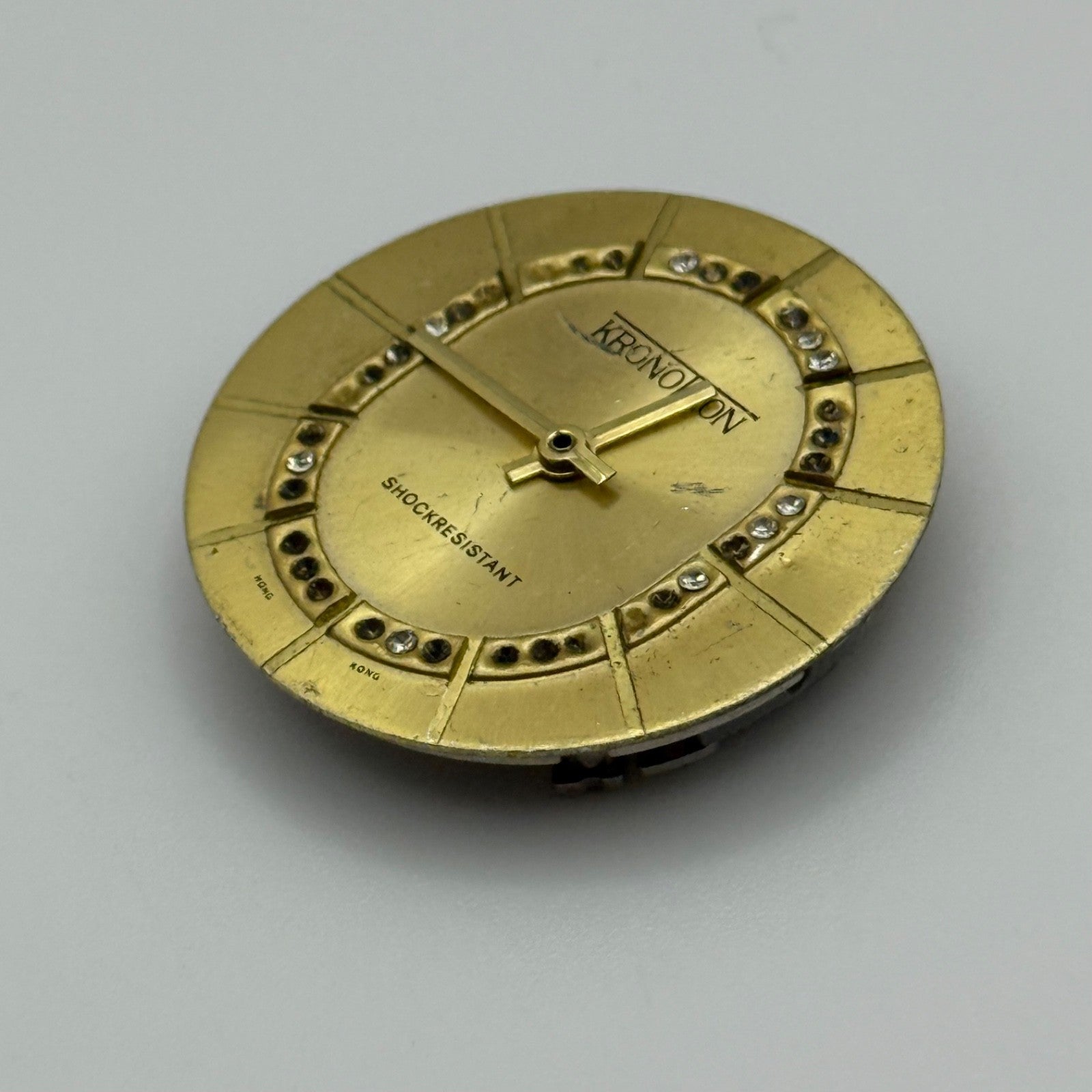 Kronotron Parrenin 2640D Watch Movement Manual Wind Vintage For Parts Or Repair