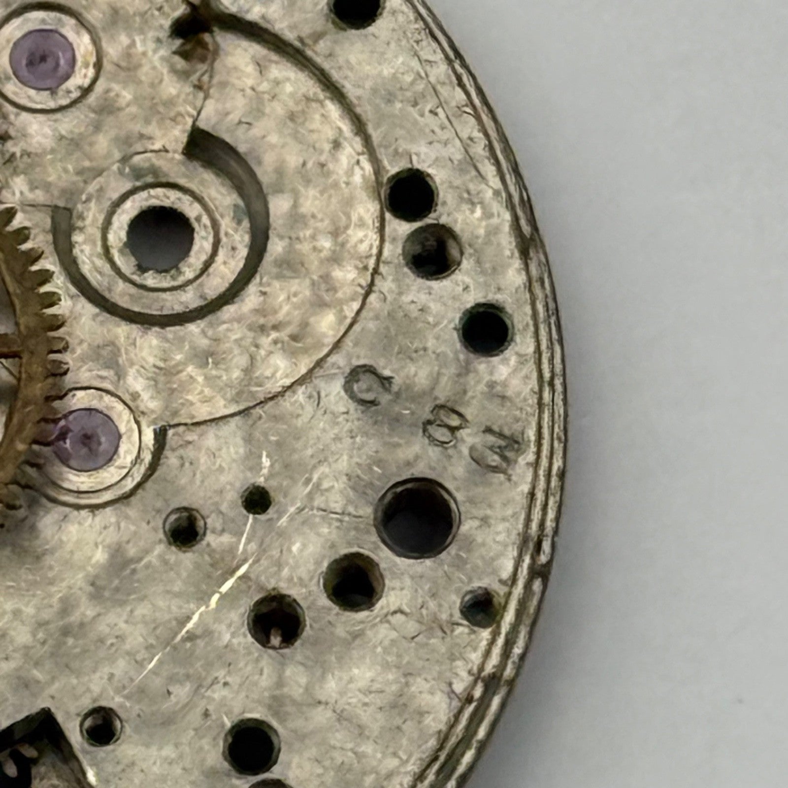 IWC Cal 83 Watch Movement C.83 Vintage Incomplete Parts Repair Swiss 26.9mm