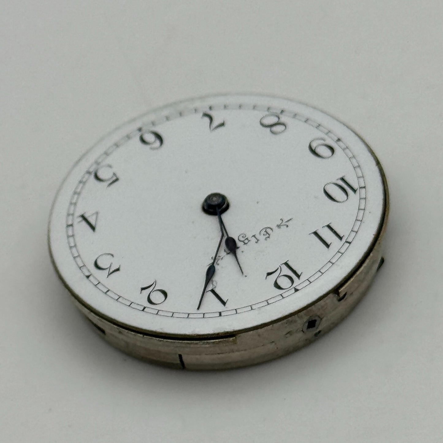 Antique 0S Elgin Grade 222 Model 1 American Pocket Watch Movement PARTS REPAIR