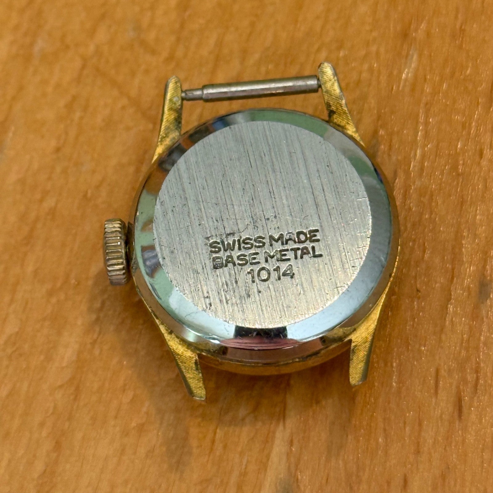 21mm Vintage Trutime Swiss Ronda RE 8133 Manual Wind Watch PARTS / REPAIR