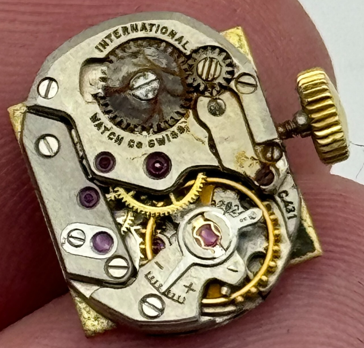 11.6mm Ladies International Watch Co IWC Cal 431 Mechanical Watch Movement PARTS
