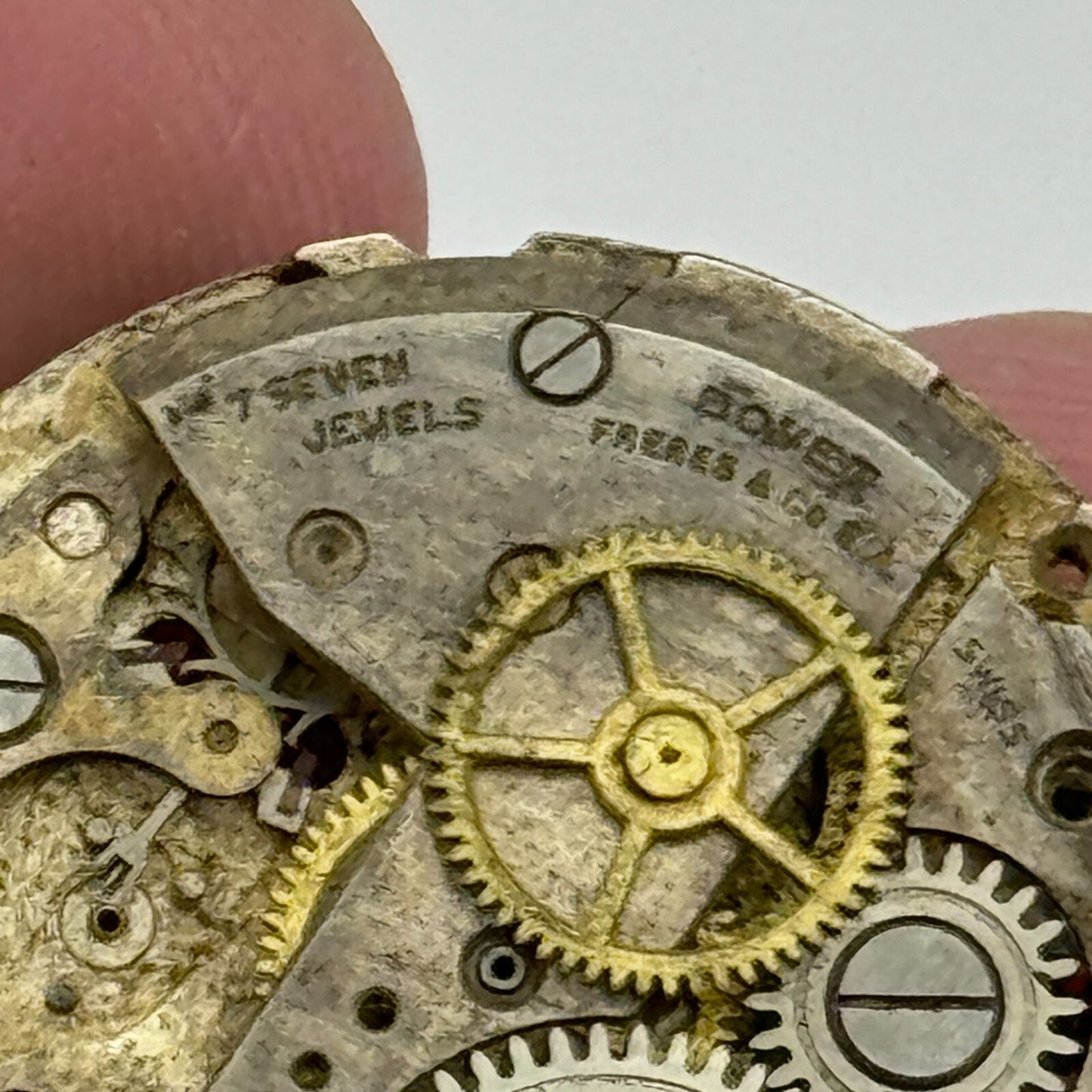 25.9mm Bovet Freres & Co FHF 175 Manual Wind Watch Movement Swiss Vintage PARTS