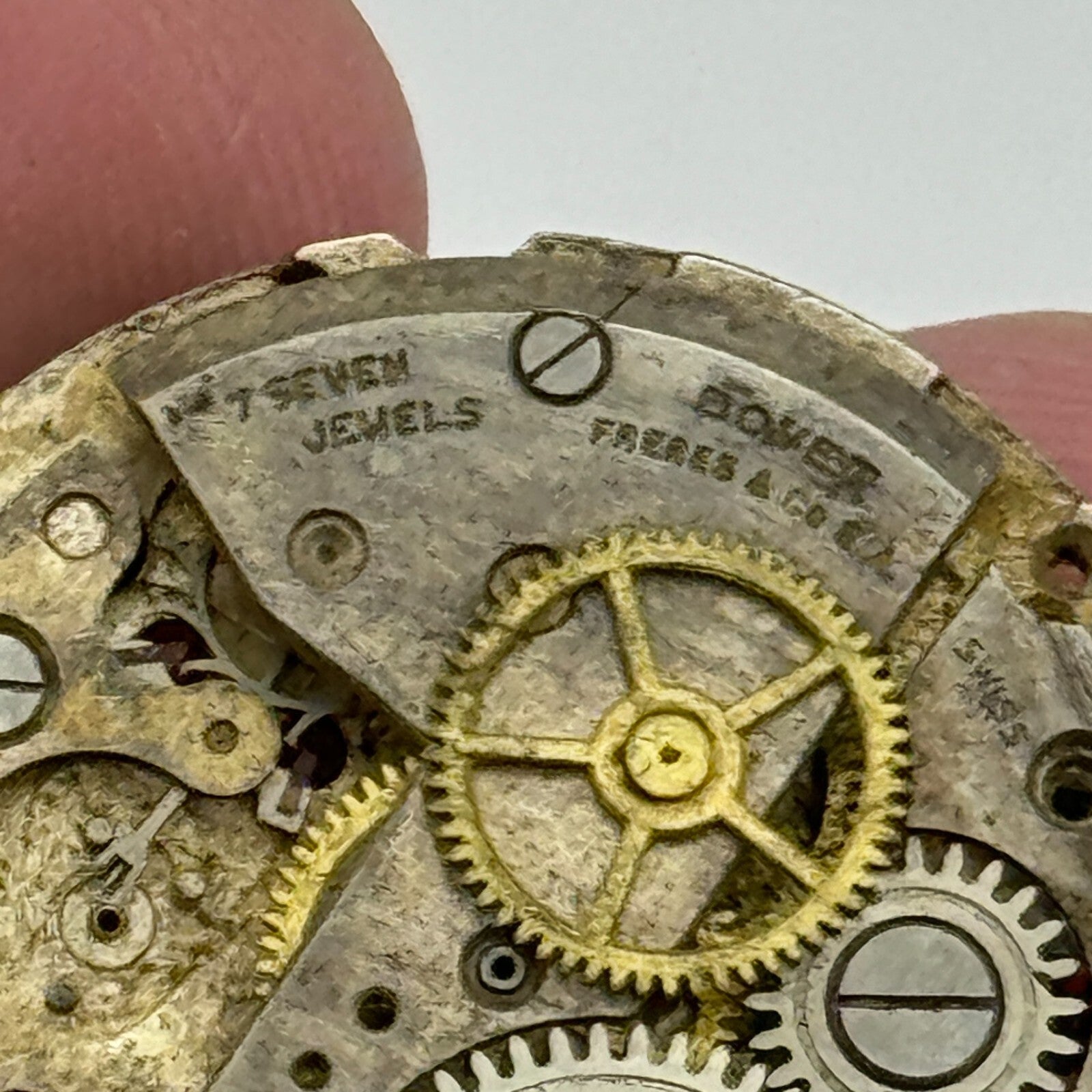 25.9mm Bovet Freres & Co FHF 175 Manual Wind Watch Movement Swiss Vintage PARTS