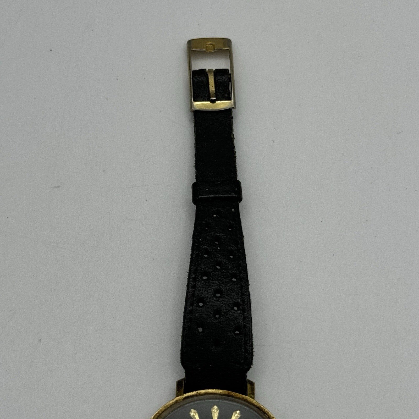 27mm Ladies Manual Wind Excalibur Black Dial Swiss Watch To Repair Non Working