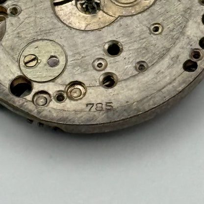 Geneva Made Suisse 785 Watch Movement Vintage Swiss Parts Repair 19.7mm