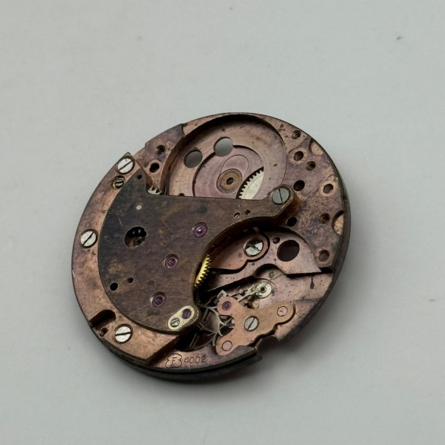 Felsa F4022 Watch Movement Automatic Vintage Swiss Incomplete Parts 26.3mm