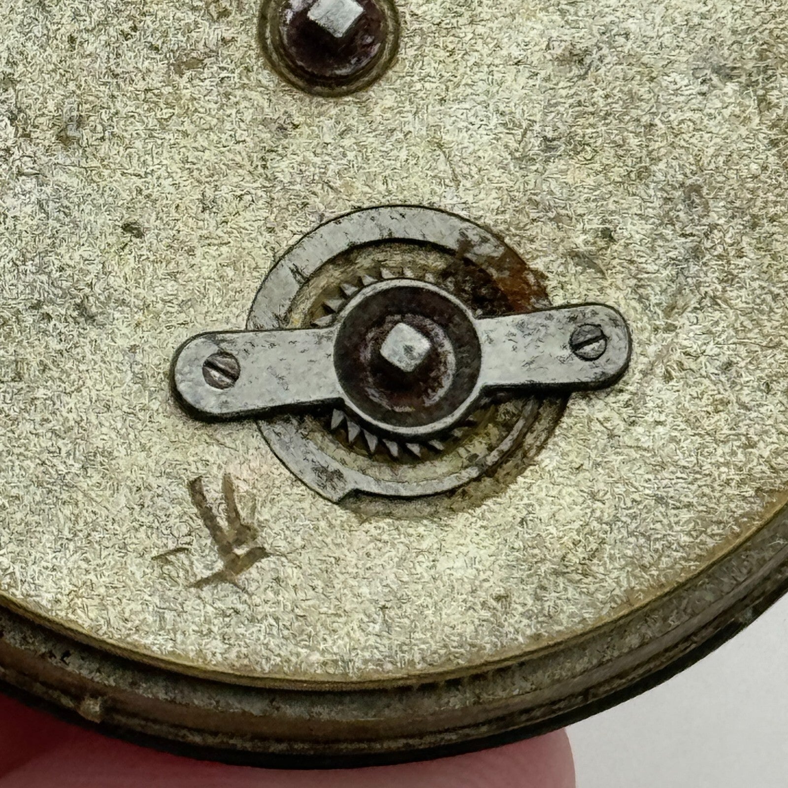 45.9mm Unidentified Antique Key Wound Pocket Watch Movement PARTS REPAIR SPARES