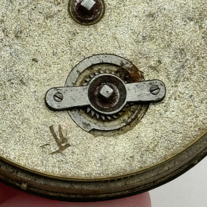 45.9mm Unidentified Antique Key Wound Pocket Watch Movement PARTS REPAIR SPARES