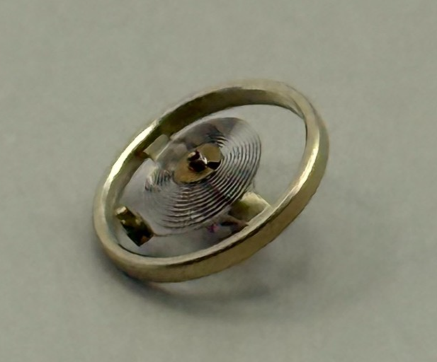 Ebosa 86 87 Balance Wheel Complete And Spring 8¾’’’ 1249 Watch Movement Parts 