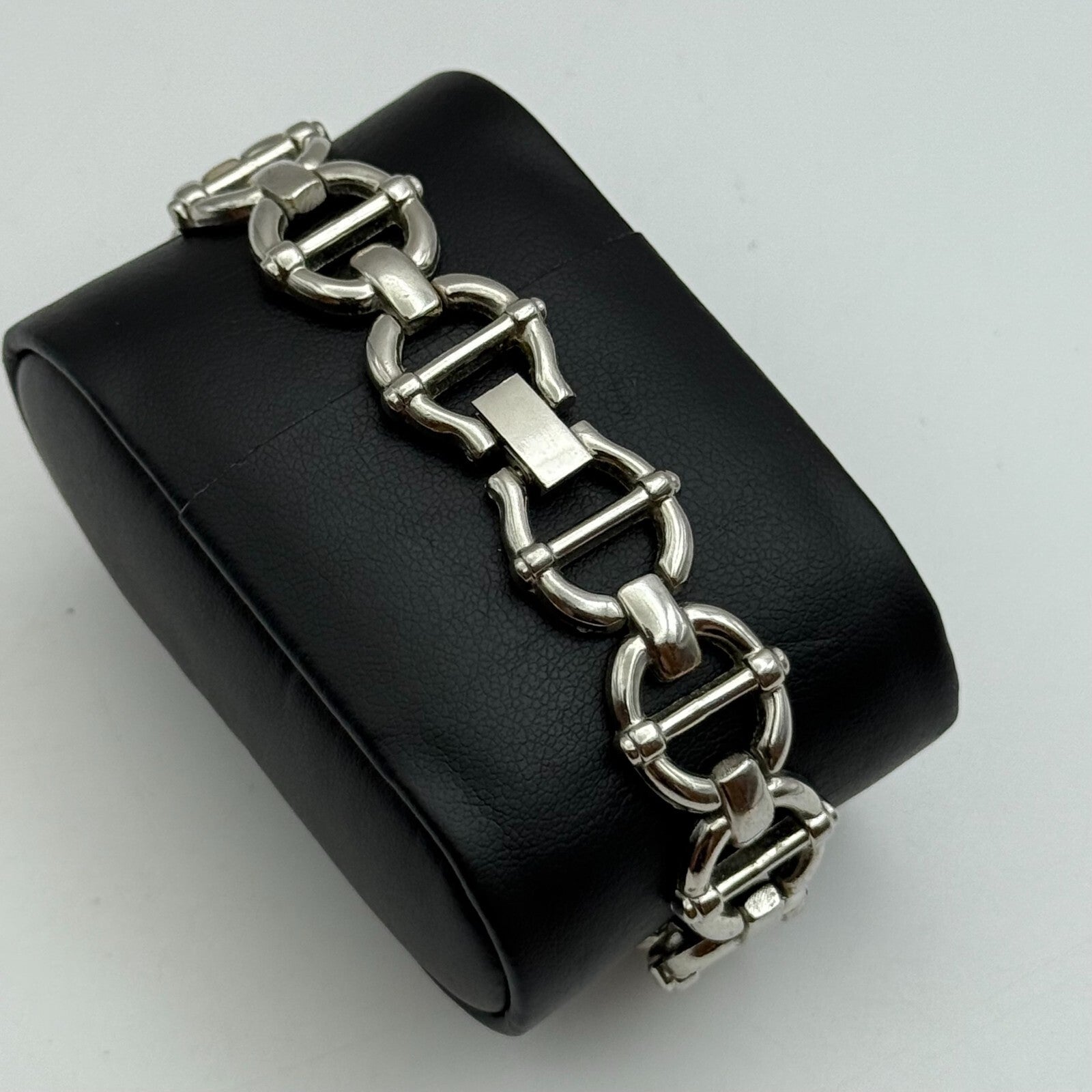 22mm Working Ladies Colleiten Silver Tone Panel Bracelet Quartz Watch 7.2 Inches