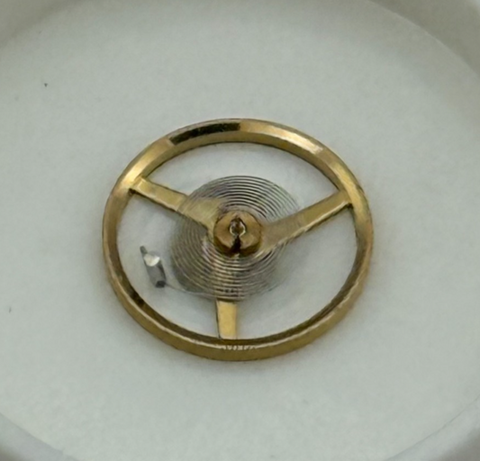 FHF 57-21 Balance Wheel Complete And Spring 6¾’’’ 1518 M Watch Movement Parts
