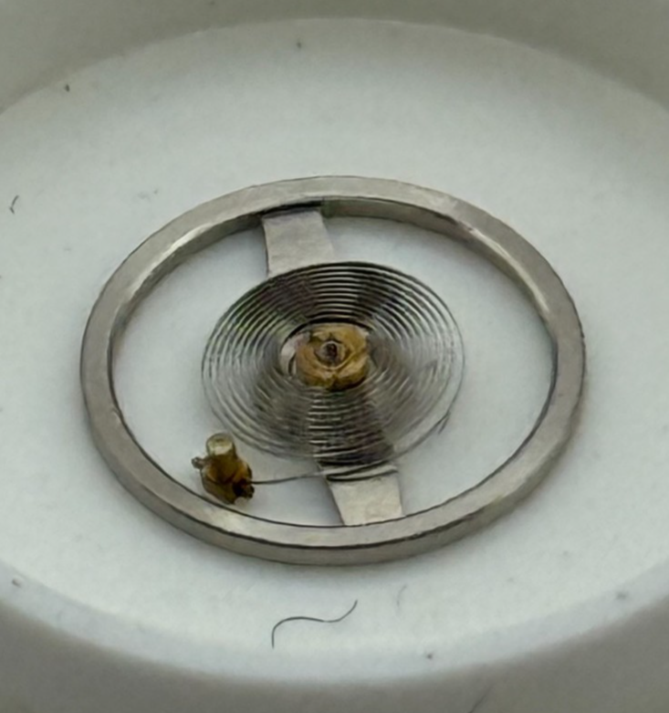 Ebosa 52 Balance Wheel Complete And Spring 5½’’’ 130 Watch Movement Parts NOS