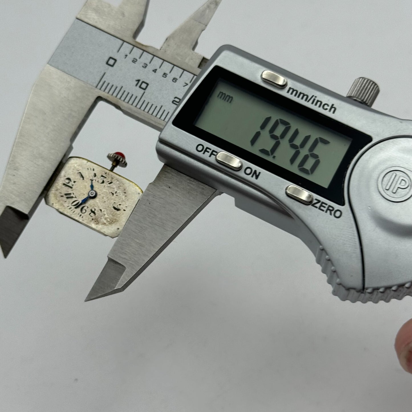 13mm Running Muro Watch Co Art Deco Manual Wind Red Crown Watch Movement PARTS