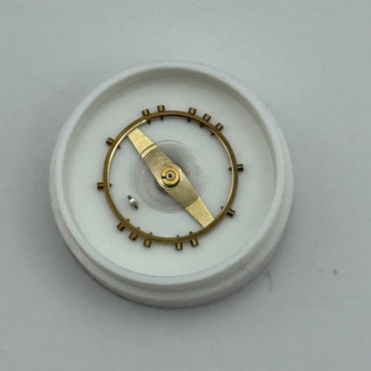 FHF 73 731 Balance Wheel Complete And Spring  672 M Watch Movement Parts NOS