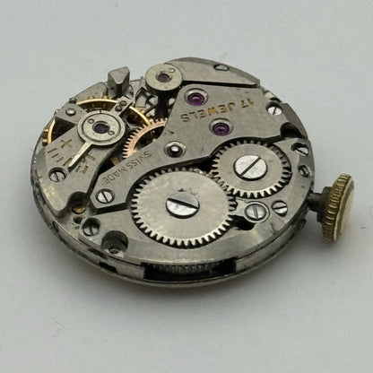 19.6mm Olma Ladies AS 970 Manual Wind Swiss Made 17 Jewels Watch Movement PARTS