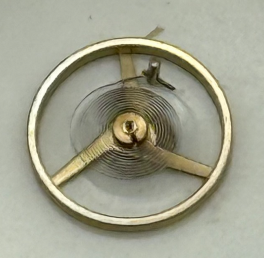 AS 976 1012 Balance Wheel Complete And Spring 5’’’ 1426 M Watch Movement Parts 