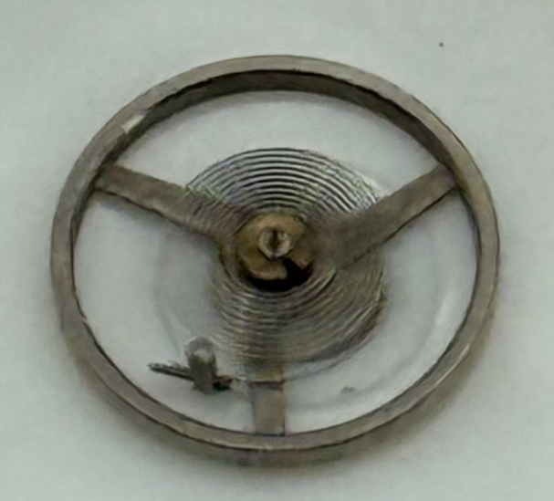 AS 1977-2 Balance Wheel Complete And Spring Inca 1831 M Watch Movement Parts NOS