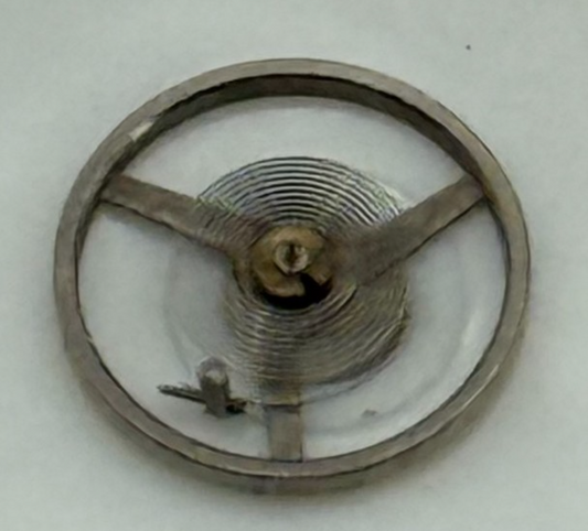 AS 1977-2 Balance Wheel Complete And Spring Inca 1831 M Watch Movement Parts NOS