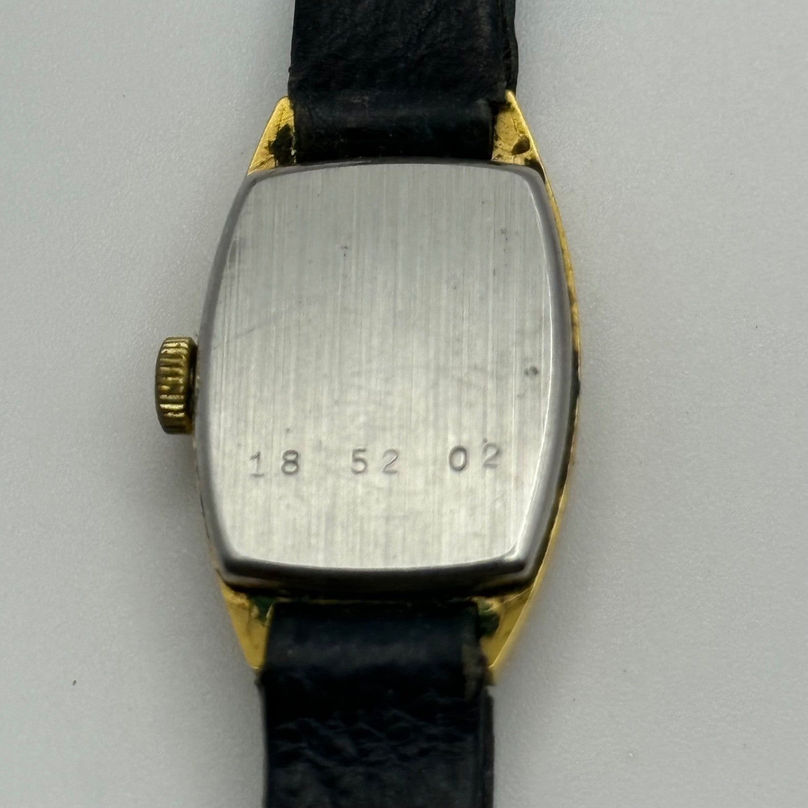 17mm Vintage Rotary Blue Bullseye Dial Swiss Manual Wind Watch PARTS / REPAIR