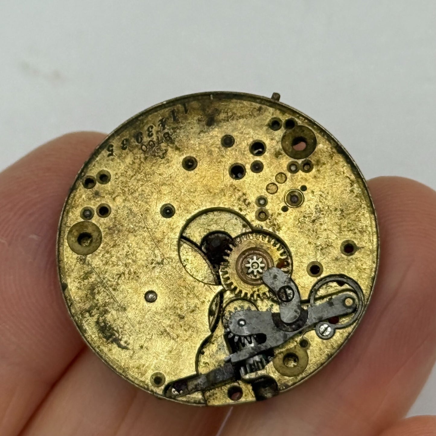 29.6mm Antique Omega 8760 Artis Manual Wind Watch Movement PARTS REPAIR