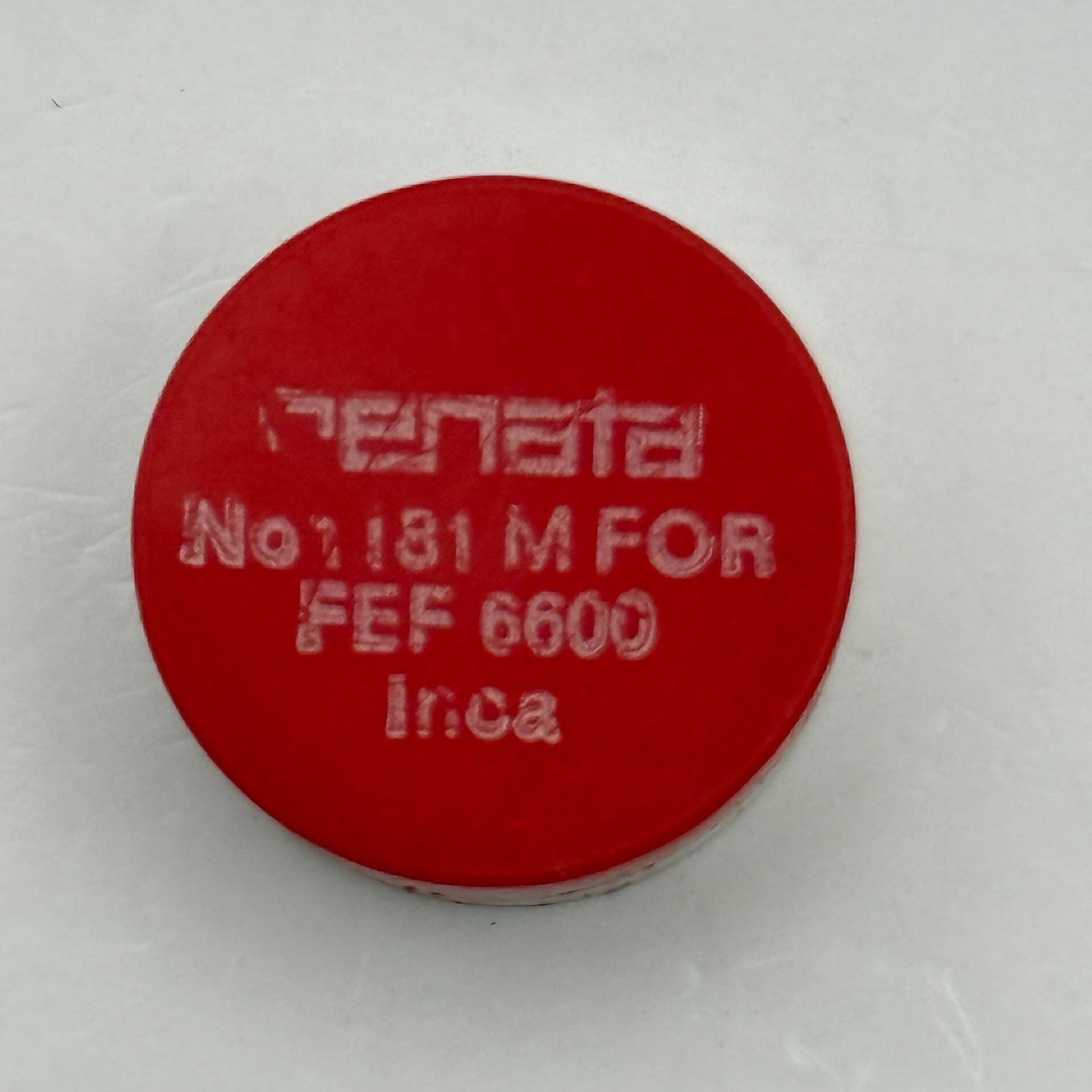 FEF 6600 Balance Wheel Complete And Spring  Inca 1181 M Watch Movement Parts NOS