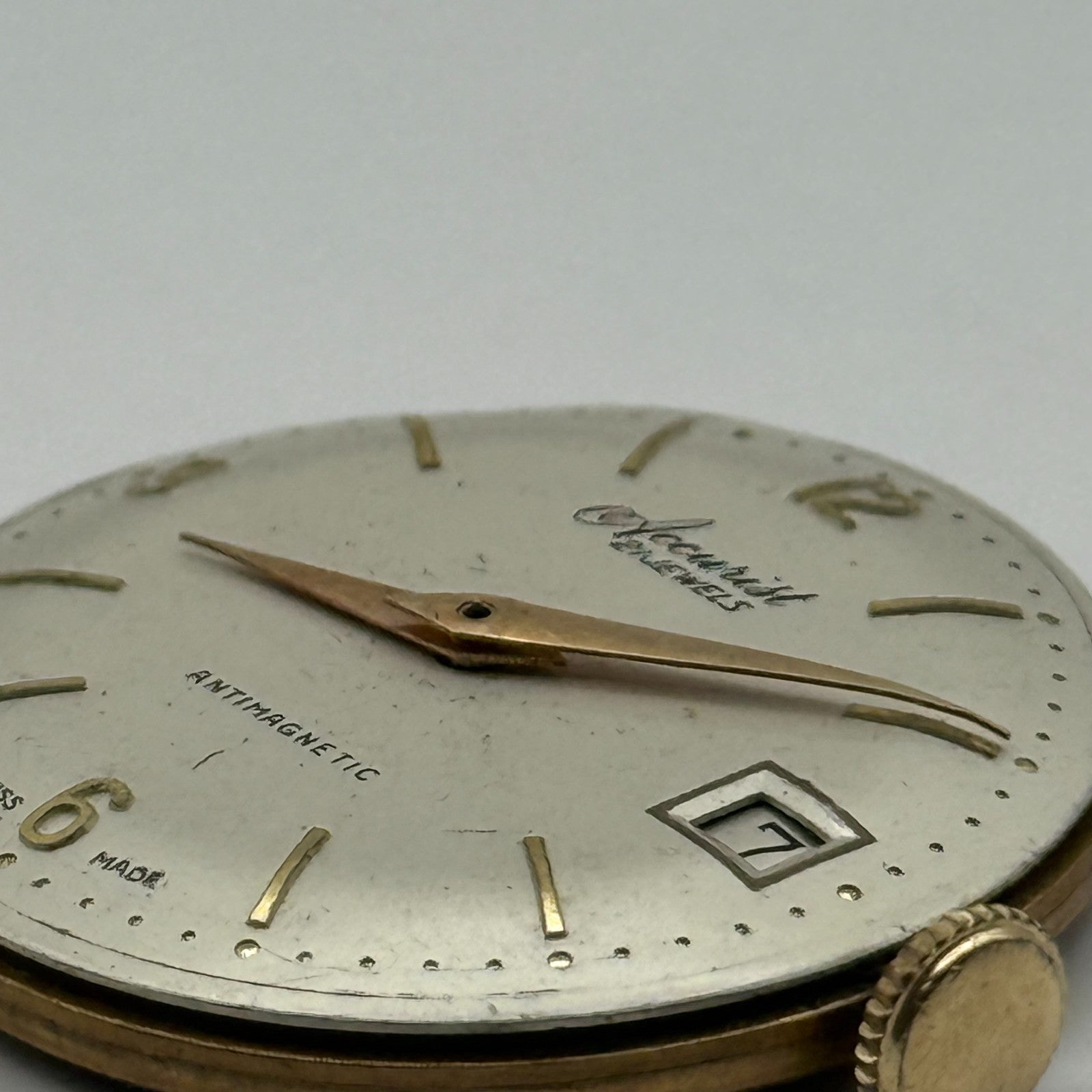 ETA 2409 Watch Movement Accurist Manual Wind Vintage Swiss Parts Repair 29.4mm