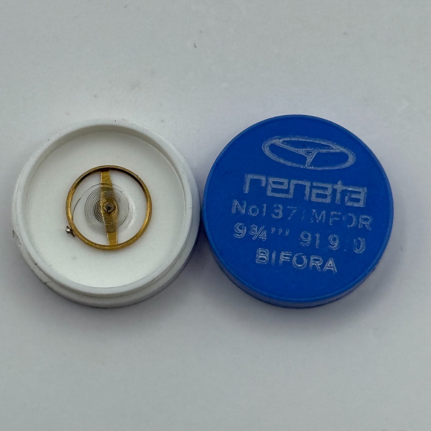 Bifora 91 910 Balance Wheel Complete And Spring 9 3/4’’’ Watch Movement Parts 