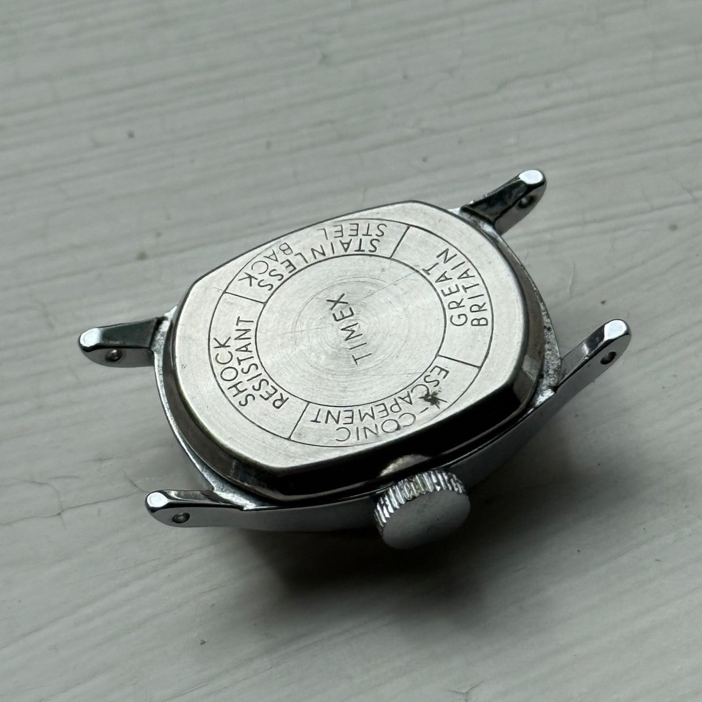 Vintage 1950s Timex Cinderella Great Britain Manual Wind Watch PARTS / REPAIR