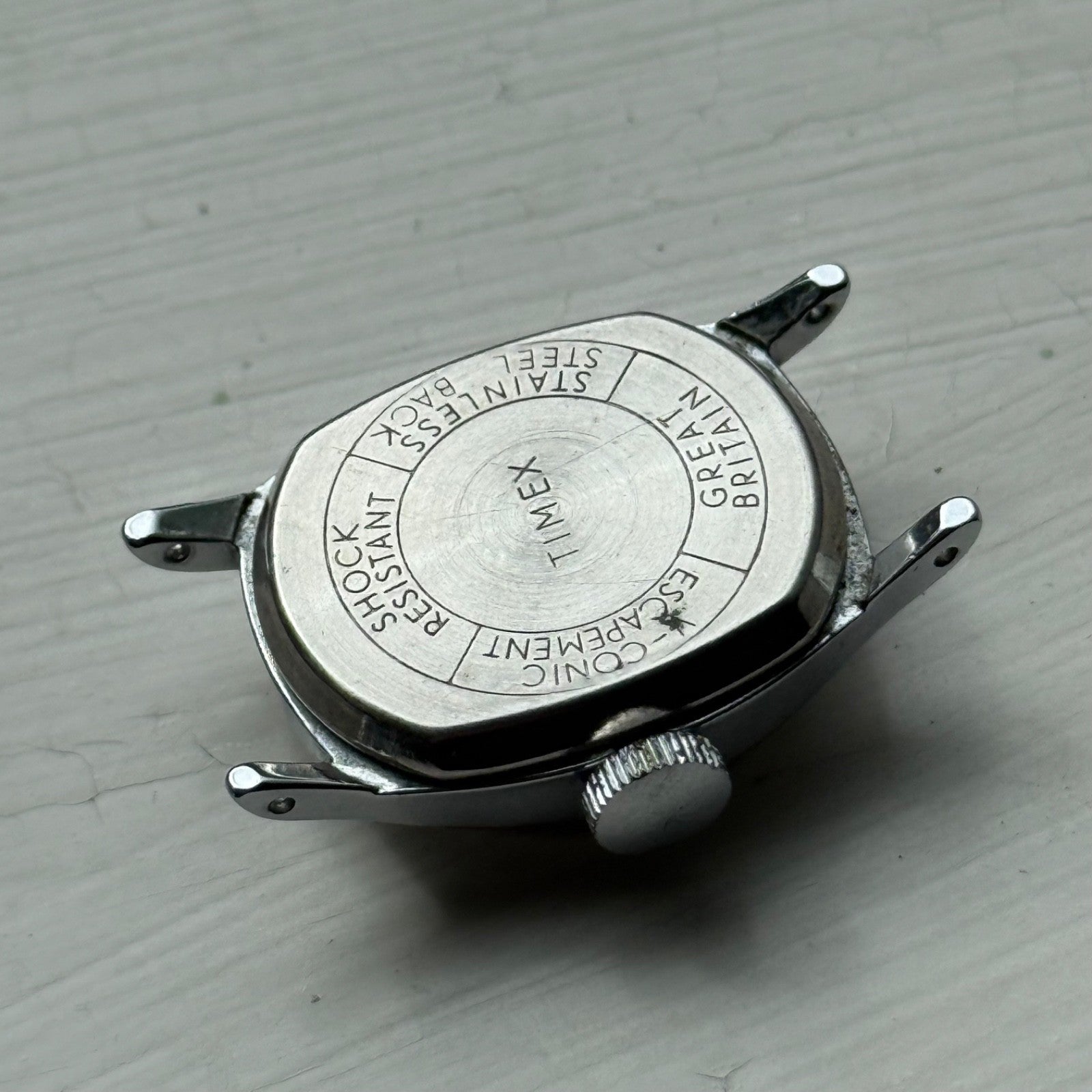 Vintage 1950s Timex Cinderella Great Britain Manual Wind Watch PARTS / REPAIR