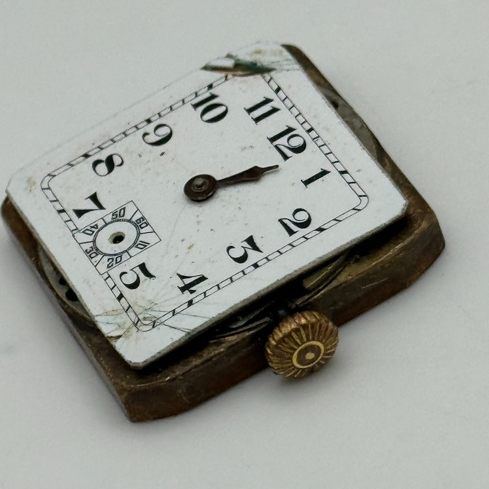 23.3mm Marvin U.S Patent Sub Seconds Trench Watch Movement Manual Wind PARTS